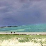 Plage de Poste Lafayette, un jour de mauvais temps Plage de Poste Lafayette, un jour de mauvais temps
